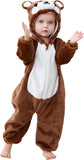 0-4T Infant Baby Halloween Costume Animal Hooded Romper Outfit