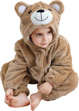 0-4T Infant Baby Halloween Costume Animal Hooded Romper Outfit