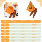 Baby Halloween Costumes Cute Infant Pumpkin Outfit 0-18M