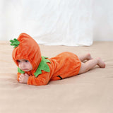 0-24M Baby Boys Girls Halloween Pumpkin Long Sleeve Infant Toddler Costume