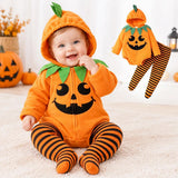 Baby Halloween Costumes Cute Infant Pumpkin Outfit 0-18M