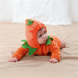 0-24M Baby Boys Girls Halloween Pumpkin Long Sleeve Infant Toddler Costume