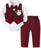 SANMIO Baby Boy Baptism Outfit Suit Set Christening Formal 0-24M