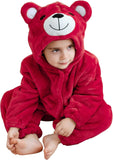 0-4T Infant Baby Halloween Costume Animal Hooded Romper Outfit
