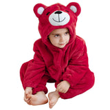 0-4T Infant Baby Halloween Costume Animal Hooded Romper Outfit