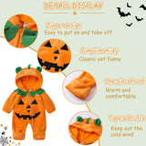 Baby Halloween Costumes Cute Infant Pumpkin Outfit 0-18M
