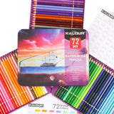 72 Colors Watercolor Pencils Water Soluble Oil Colored Pencils Set