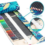 76 Pcs Set Professional Water Soluble Color Pencil Set With Watercolor Colored Coloring Book