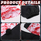 4-12Y Kids Clown Scary Killer Horror Terrified Halloween Cosplay Costume