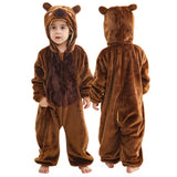 0-4T Infant Baby Halloween Costume Animal Hooded Romper Outfit