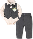 SANMIO Baby Boy Baptism Outfit Suit Set Christening Formal 0-24M