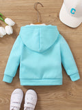 Baby Girl Boy Cozy Jacket Soft Warm Zip-Up Coat