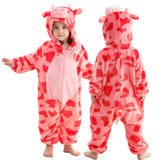 0-4T Infant Baby Halloween Costume Animal Hooded Romper Outfit