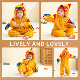 0-4T Infant Baby Halloween Costume Animal Hooded Romper Outfit
