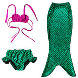 Kid Girls Bikini Swim Tail Mermaid Swimsuit