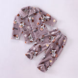 Kid Baby Girl Boy Winter Autumn Thick Loungewear Pajamas