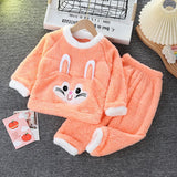 Kid Baby Girls Home Autumn Winter Suit Pajamas