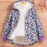 Kid Baby Girl Winter Cartoon Jacket Soft Polyester Coats