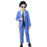 1-10T Kid Baby Boy British Spring Autumn Korean Suit  4 Pcs Set