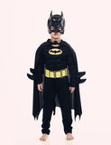 Dress Children Halloween Vampire Black Bat Costume Cosplay Black Cape