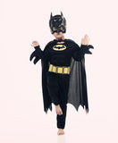 Dress Children Halloween Vampire Black Bat Costume Cosplay Black Cape