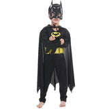 Dress Children Halloween Vampire Black Bat Costume Cosplay Black Cape
