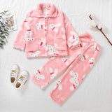 Kid Baby Girl Boy Winter Autumn Thick Loungewear Pajamas