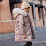 Kid Girls Boy Down Thickened Winter Coat Jacket