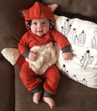 0-3Y Baby Autumn Winter Halloween Fox Climbing Rompers
