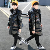 Kid Boy Thickened Hooded Jacket Cotton Winter Jacket