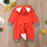 0-3Y Baby Autumn Winter Halloween Fox Climbing Rompers