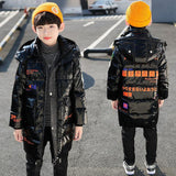 Kid Boy Thickened Hooded Jacket Cotton Winter Jacket