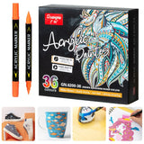 Soft Dual Tips Pens Acrylic Paint Markers Set