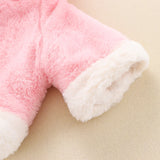 Baby Girl Christmas 3D Deer Long-sleeve Coats Tops
