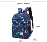3pcs/set High School Boy Student Travel Backpacks One Shoulder Schoolbags