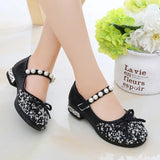 Kid Summer Girls Shoes Fling Glitter Dance Shoes