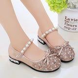 Kid Summer Girls Shoes Fling Glitter Dance Shoes