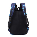 3pcs/set High School Boy Student Travel Backpacks One Shoulder Schoolbags