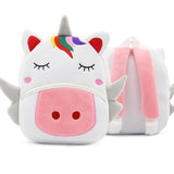 Kid Kindergarten Cartoon Plush Schoolbag Animal Backpacks