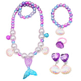 10 Pcs/set Kid Girl Swimming Mermaid Tail Girls Halloween Costume Cosplay Swimsuit