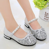 Kid Summer Girls Shoes Fling Glitter Dance Shoes