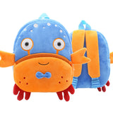 Kid Kindergarten Cartoon Plush Schoolbag Animal Backpacks
