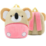 Kid Kindergarten Cartoon Plush Schoolbag Animal Backpacks