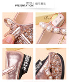 Kid Summer Girls Shoes Fling Glitter Dance Shoes