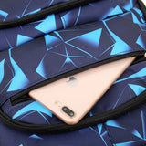 3pcs/set High School Boy Student Travel Backpacks One Shoulder Schoolbags