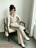 Girls' Fashion Suit, Foreign Suit, Vest, Jacket and Trousers Two-piece Suit