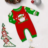 Family Matching Parent-child Christmas Santa Letter Printing Contrasting Holiday Pajamas