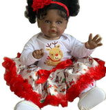 0-18M Baby Christmas Cute Long-sleeved 3 Pcs Set