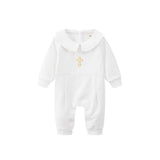 Baby Boy Cute Onesie White Formal Christ Baptism Set