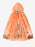 Children's Halloween Cloak Cloak Foreign Trade Children's Orange Pumpkin Broom Cartoon